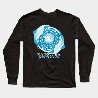 Hector's Dolphin Kaikoura New Zealand Long Sleeve T-Shirt